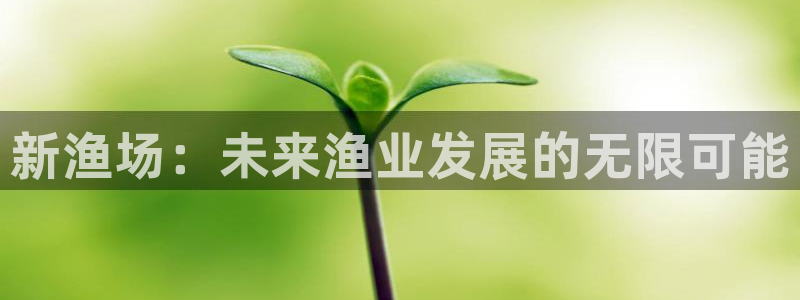 7790必发集团集团：新渔场：未来渔业发展的无限可能